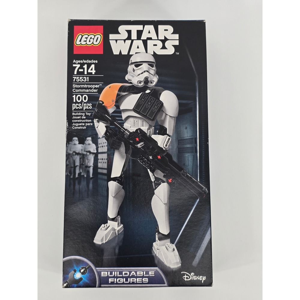 LEGO Star Wars Stormtrooper Commander 75531 Buildable Figure Set Open Box Sealed